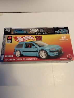 Mattel Hot Wheels Brick Shop Custom '90 Honda Civic EF The Hot Ones Speed Series